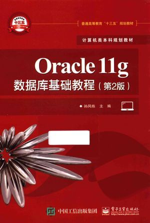 计算机类本科规划教材  Oracle11g数据库基础教程  第2版_孙风栋主编_2017.01_307_高清PDF电子书下载_14137988